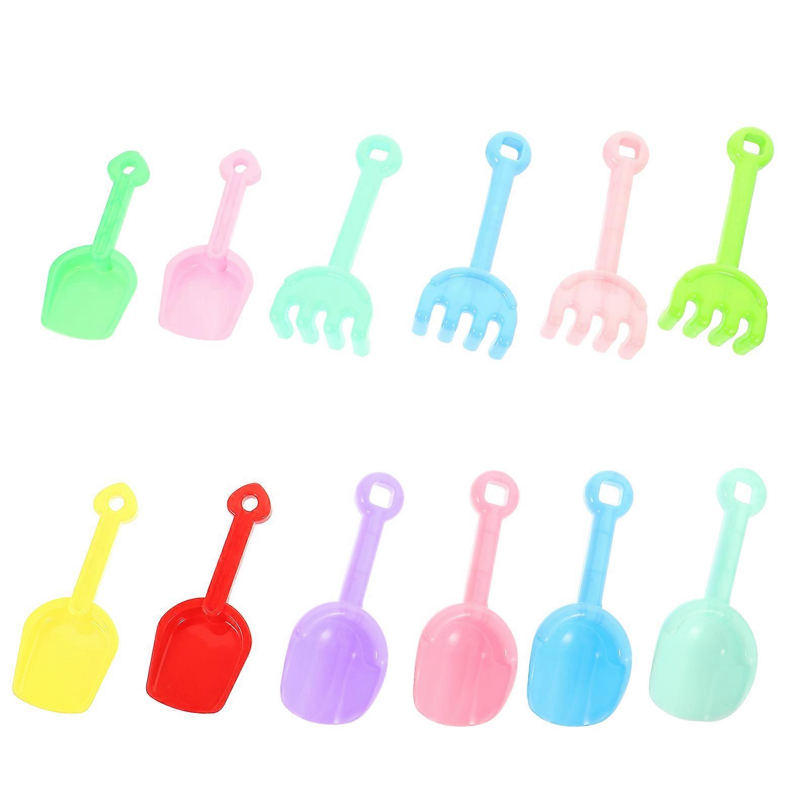 12Pcs Sand for Kids Beach Play Mixed Style Digging Tools