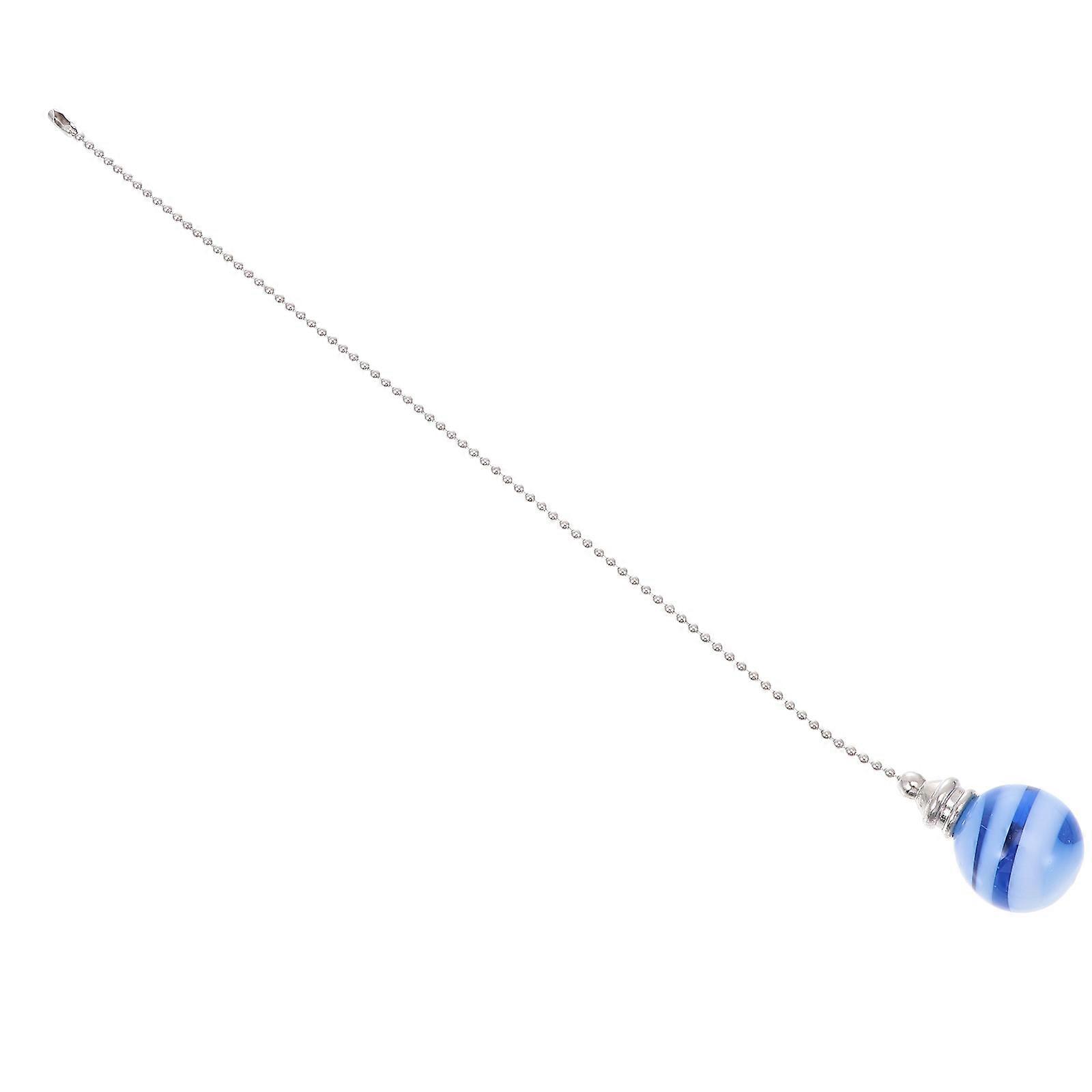 Pull Chain Light Fixture 34X2.7X2.7CM Elegant Round Style Weddings Blue Decorative 1Pc