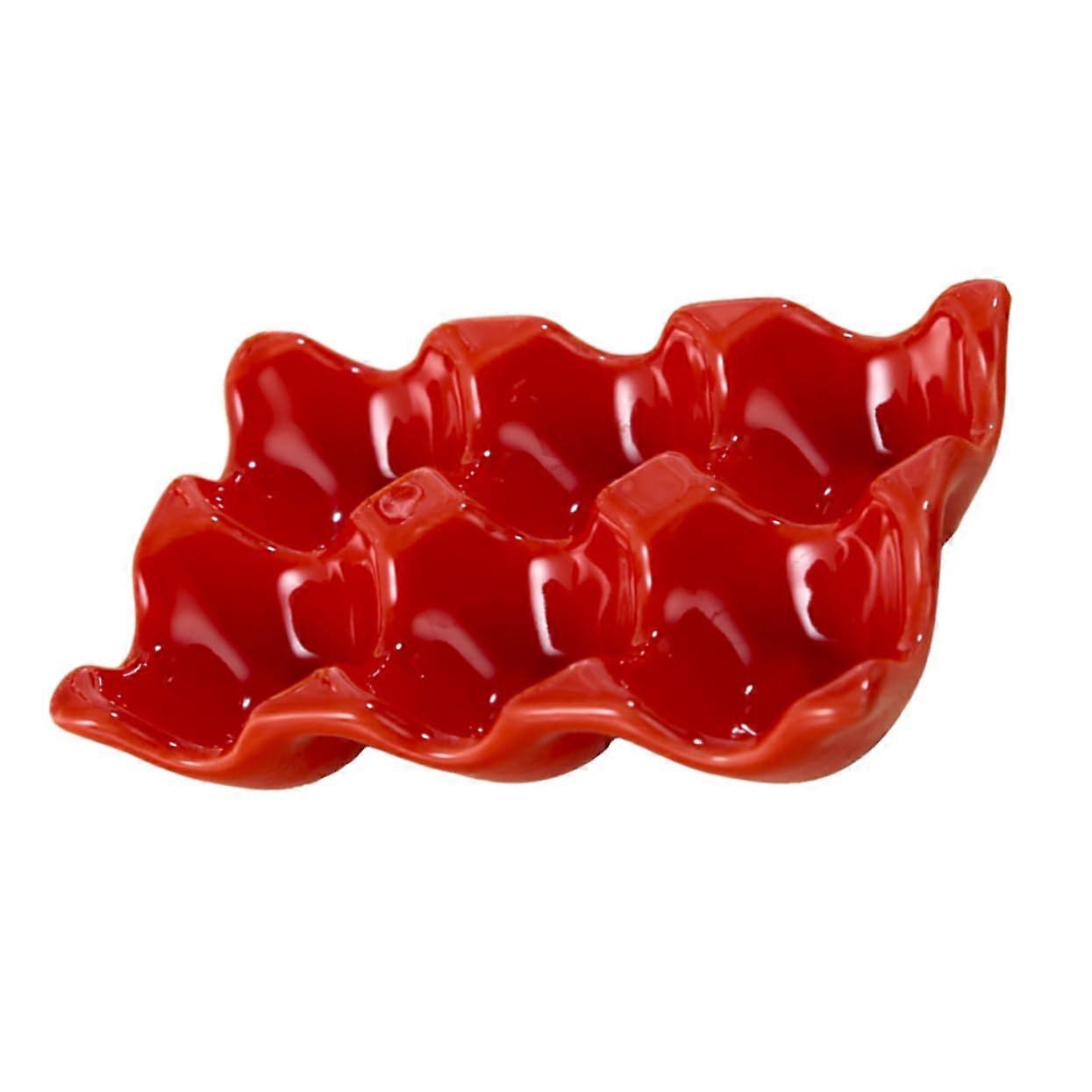 elegant egg storage for refrigerator and countertop, decorative egg dispenser