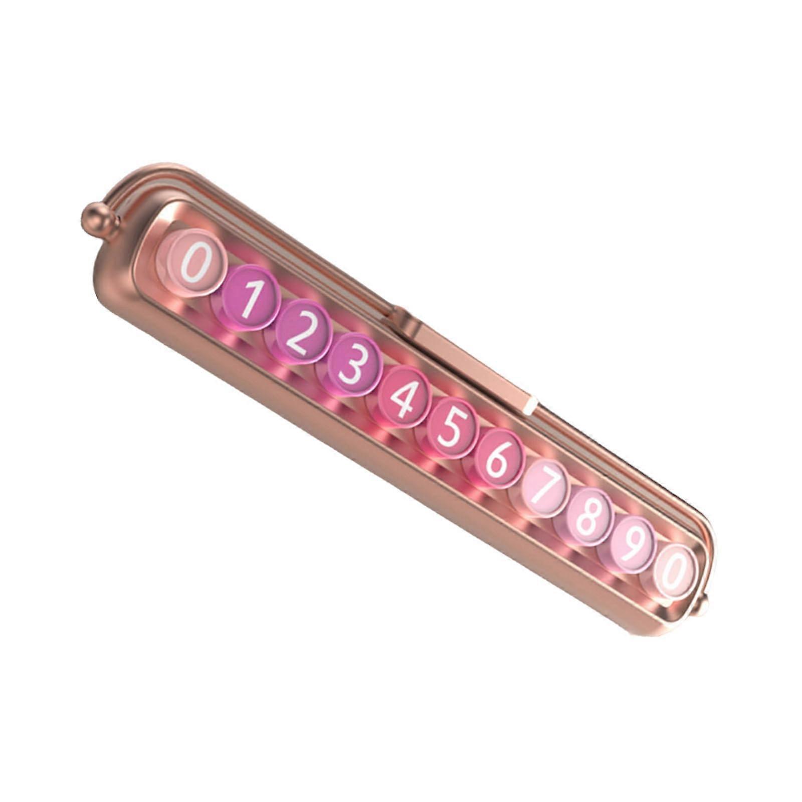 Parking Number Board High Bright Luminous Night Visible Small Car Identification Sign For Easy Night Recognition