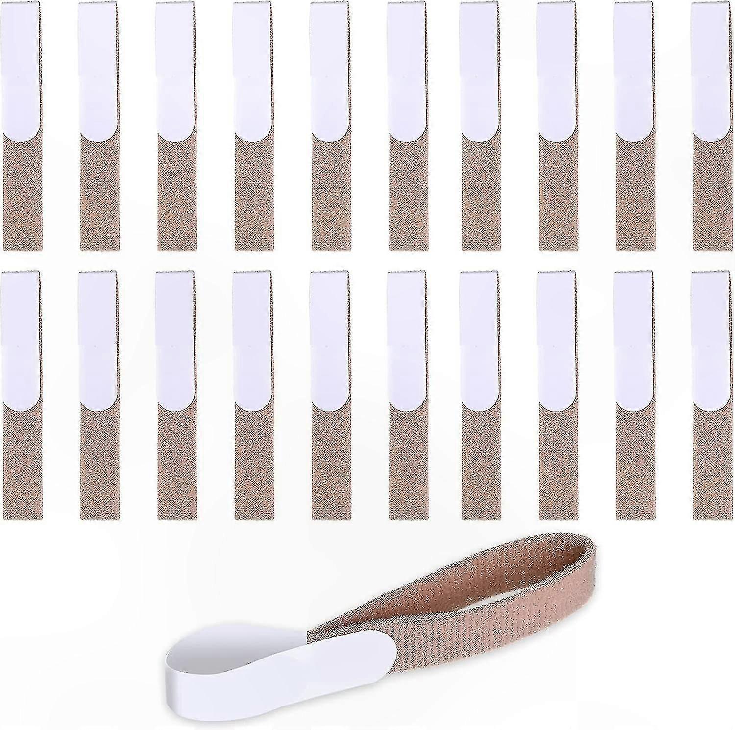 10 Pack Reusable Finger Straps, No-Slip Hook Loop Splints for Broken Toes, Durable Fabric Wraps for Secure Support