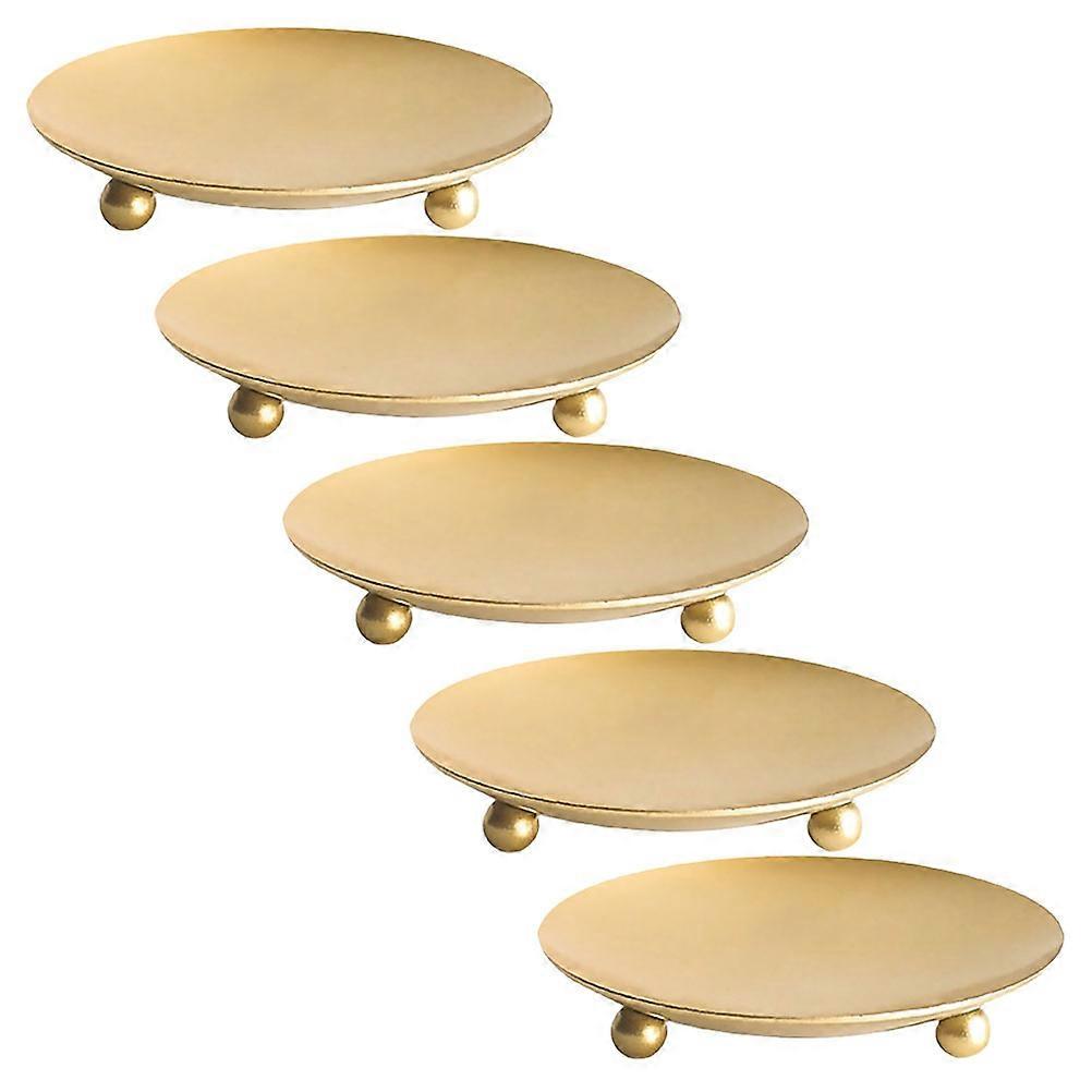 Iron Craft Decor Candle Holder 5Pcs Creative Shape Decoration Event Planners