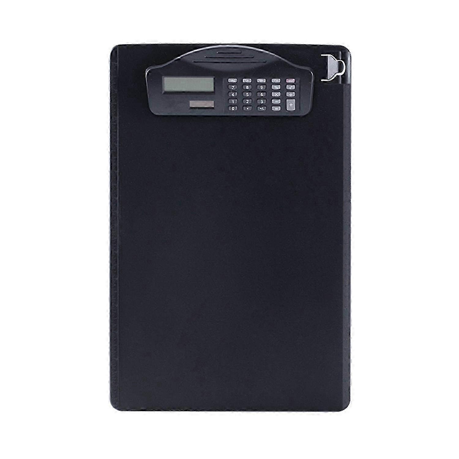Multifunctional Clipboard with Binder Calculator Writing Pad Pen Slot & Scale for A4 Paper File Suit