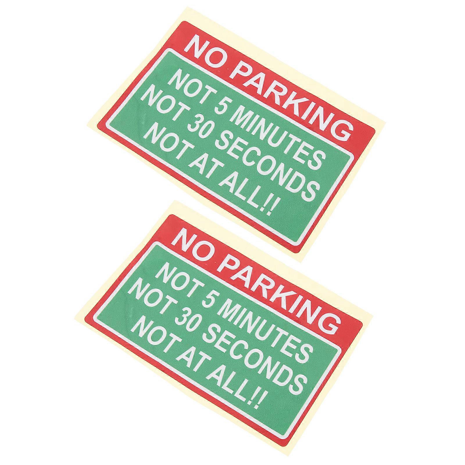 PVC Parking Sign, Lightweight and Portable for Doorways, Smooth Surface Design