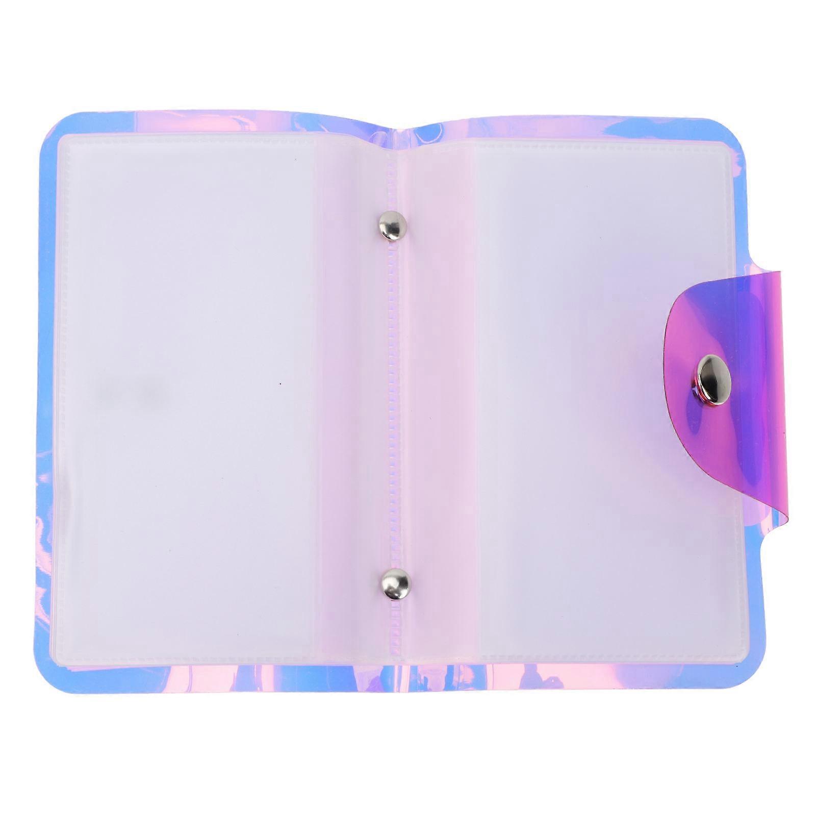 Nail Art Storing Bracket with 20 Slots for Rectangle Plates Pink Compact and Portable 20 Slots