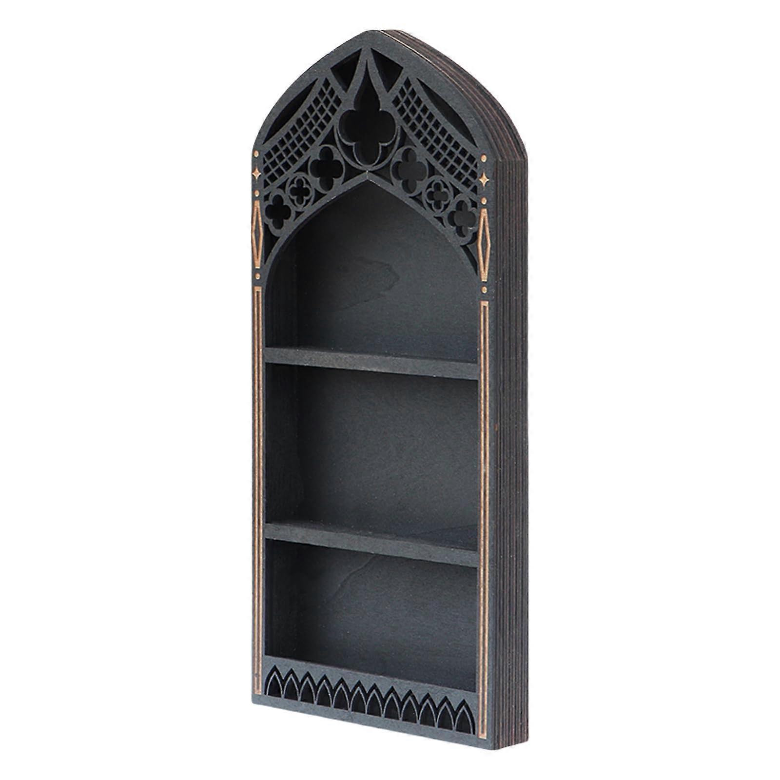 Stylish French MultiTier Display Stand for Small Collectibles, Elegant Wooden Storage Shelf