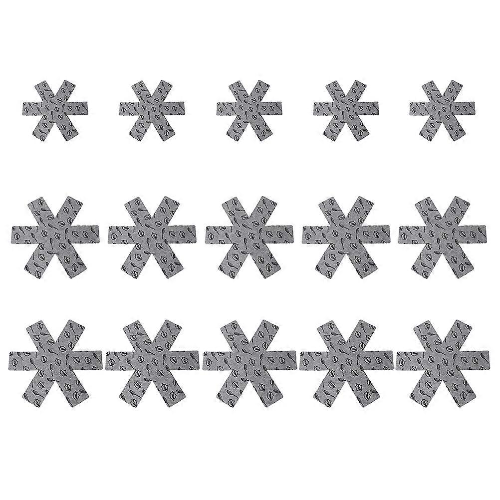 15Pcs Wear-Resistant Heat Holder Mats For Cookware Bottom Protection In Kitchen Use With Non-Slip Design