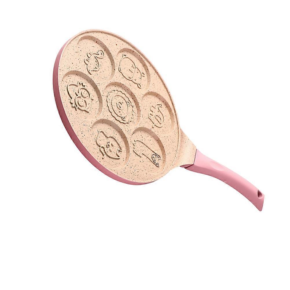 Cute Animal Pattern Non-stick Frying Pan Cooking Tool Ideal For Children 1Set