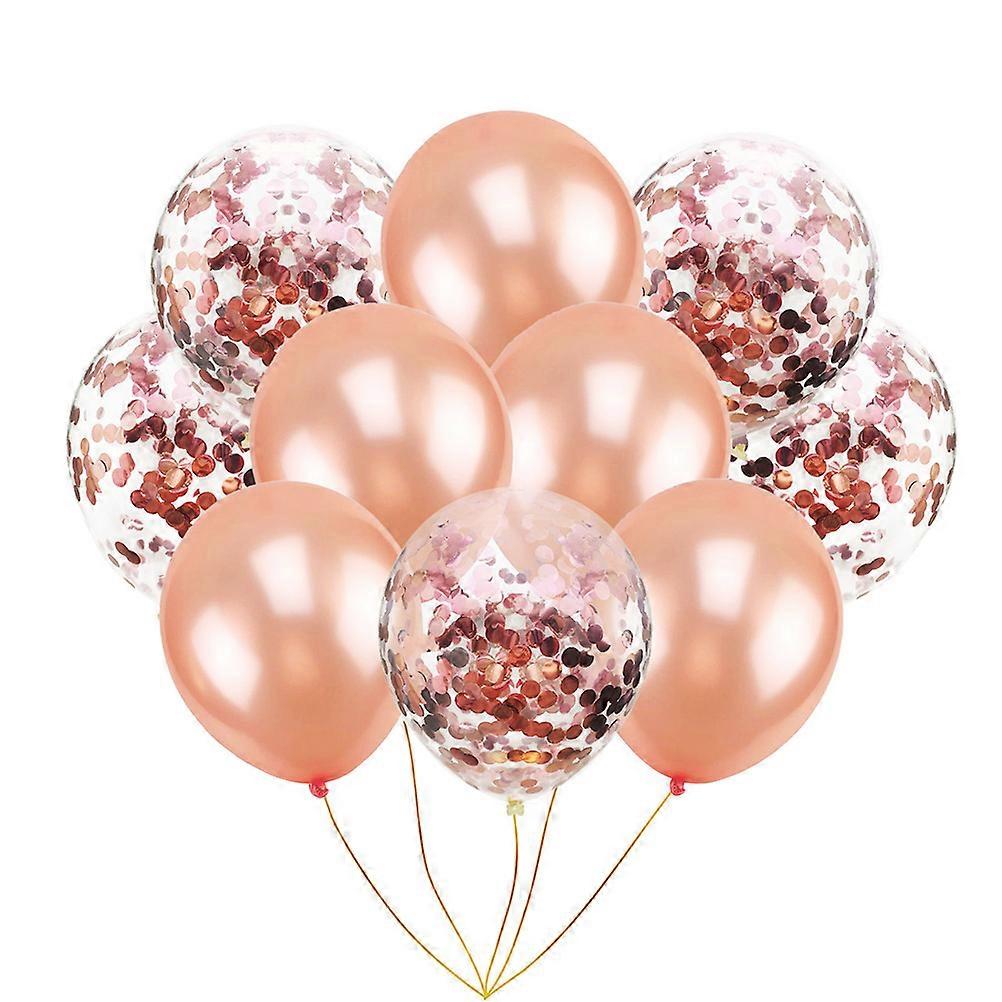 Assorted Color Confetti Balloons Set of 30 for Proposal Decorations 12 inch