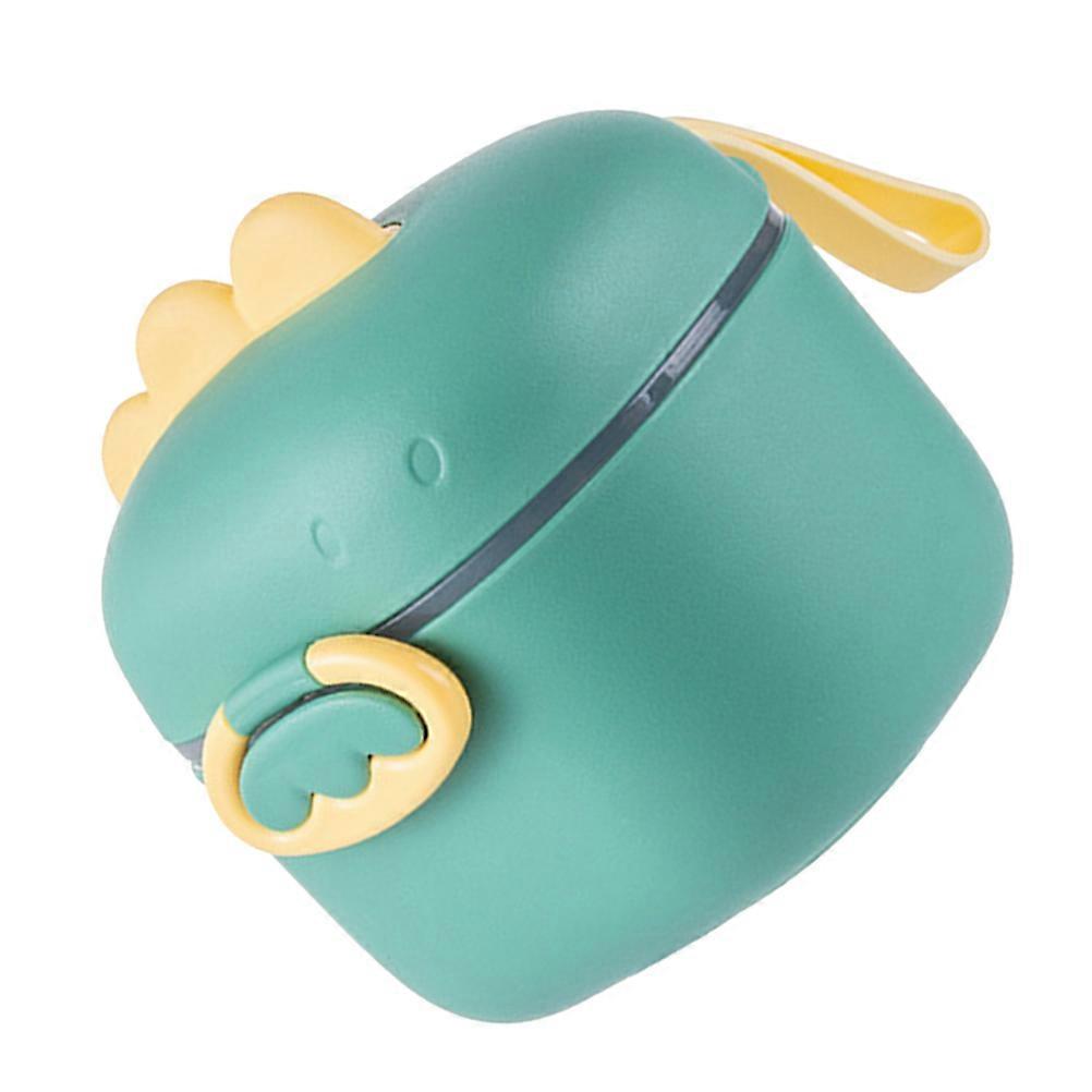 Powdered Milk Container For Outdoor Use 11x8.5cm Travel Friendly Feature Green Color 1 Set