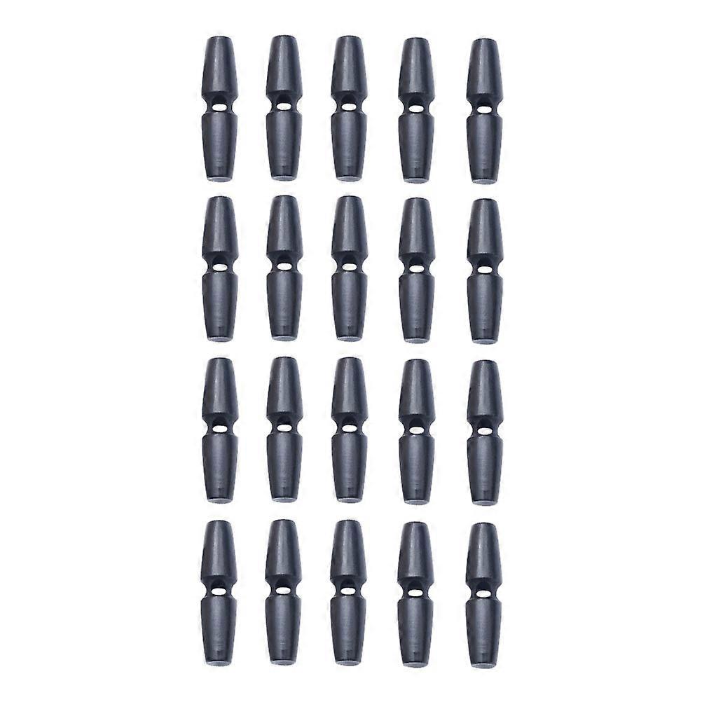 Black Horn Buttons 20Pcs Classic Sew-on Decorative Buttons For Coats Sweaters And Backpacks Perfect For DIY Crafting