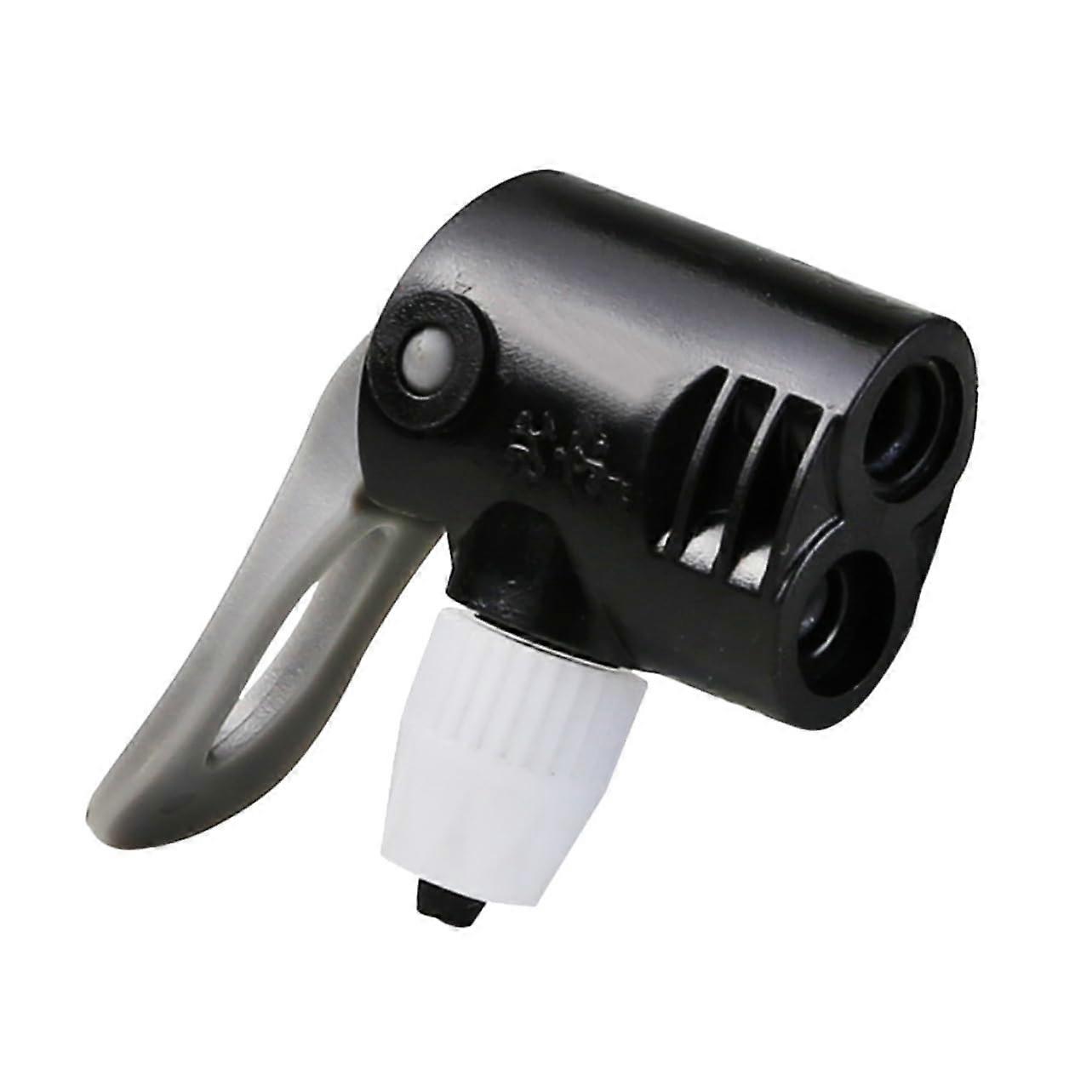 Bicycle Pump Adapter Presta Schrader Valve Converter, Durable, Universal Fit, Black