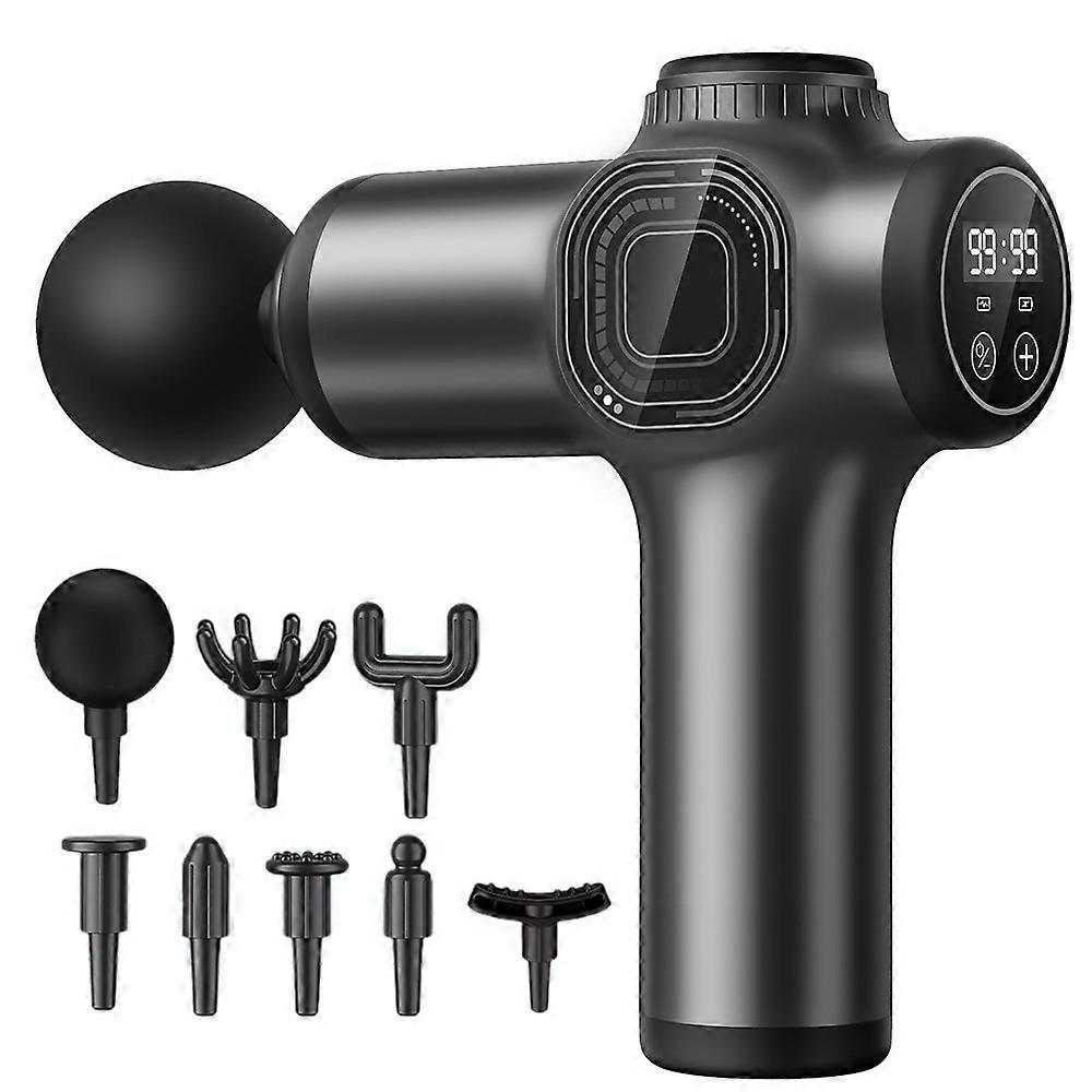 Deep Tissue Percussion Massage Gun 8-Heads Muscle Vibration Therapy