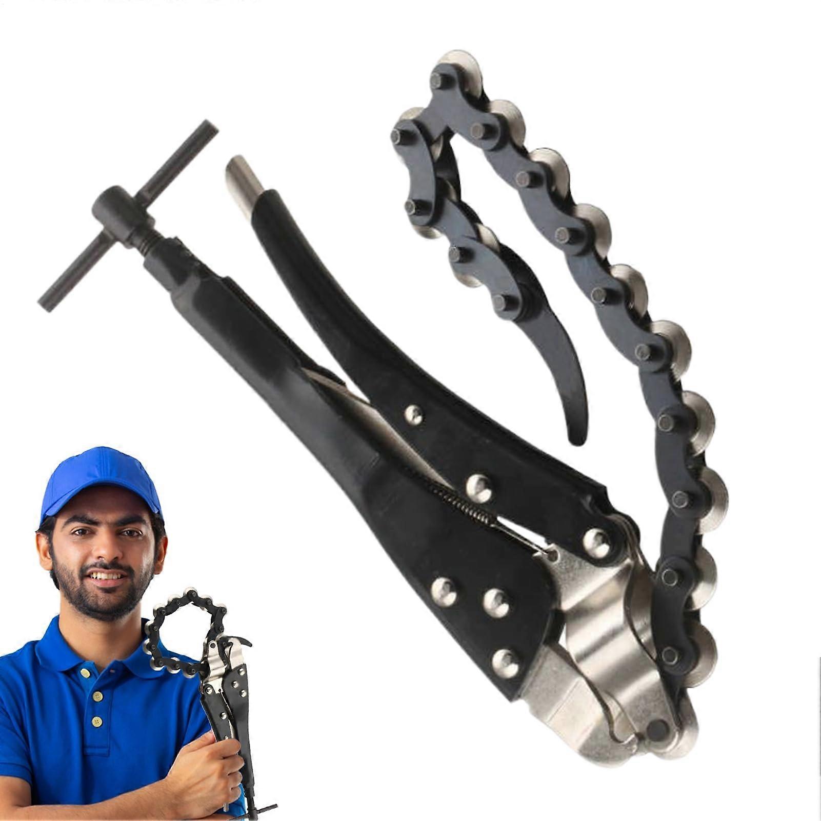 Axle Pipe Cutter with Chain Exhaust Pipe Cutter for Removing Sound Insulation