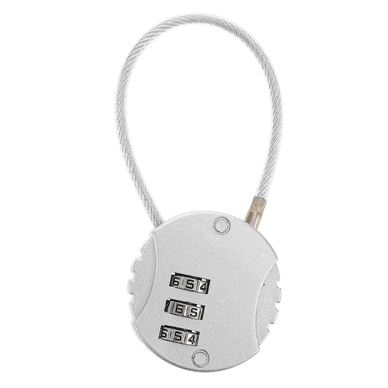 Metal Combination Lock for Suitcases, Travel, and Lockers – Lightweight, Durable, and Easy to Use for Your Luggage.