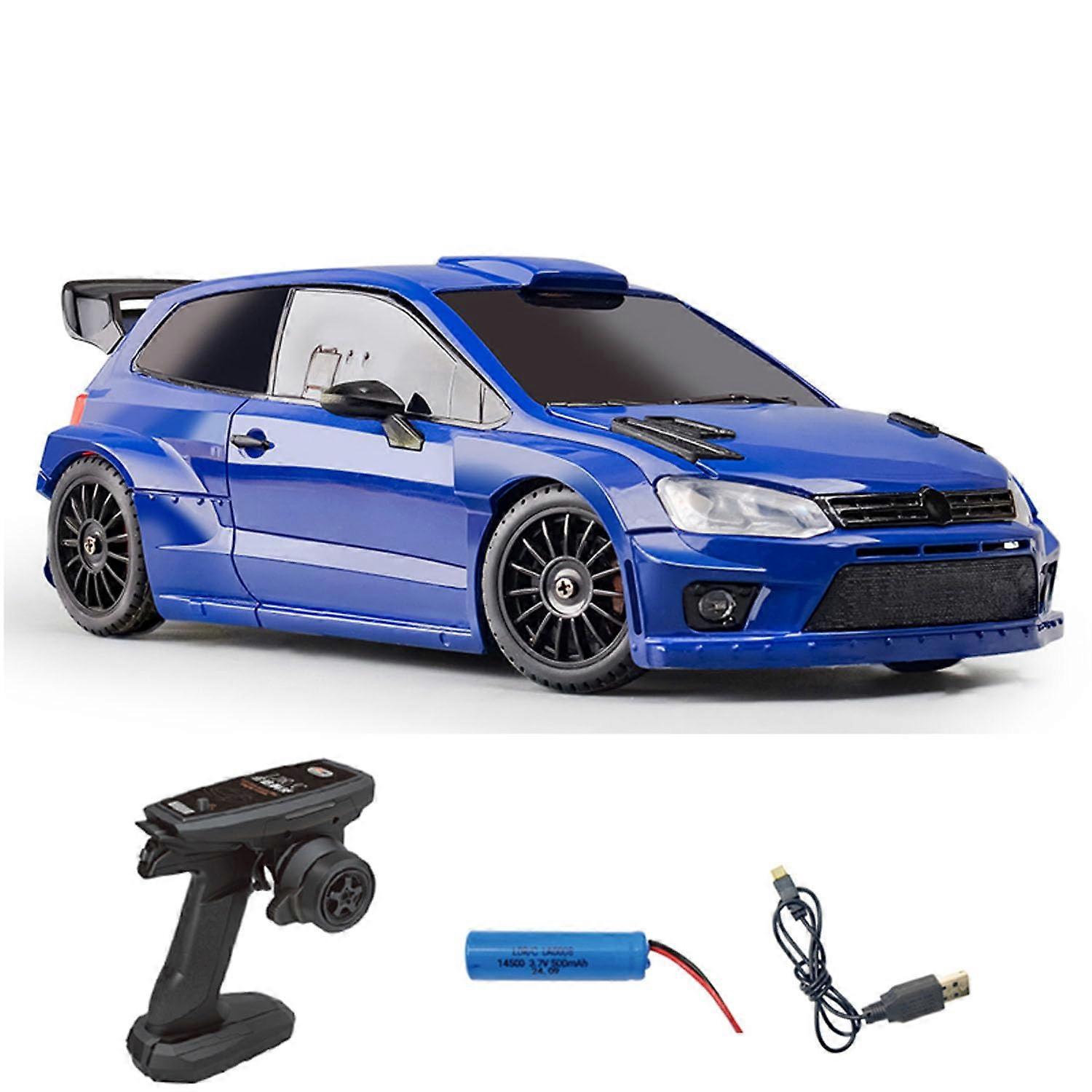 1:28 4x4 All-Wheel Drive RC Off-Road Drift Car Model LD2801 RTR Fast Remote Control Vehicle for Boys, Blue