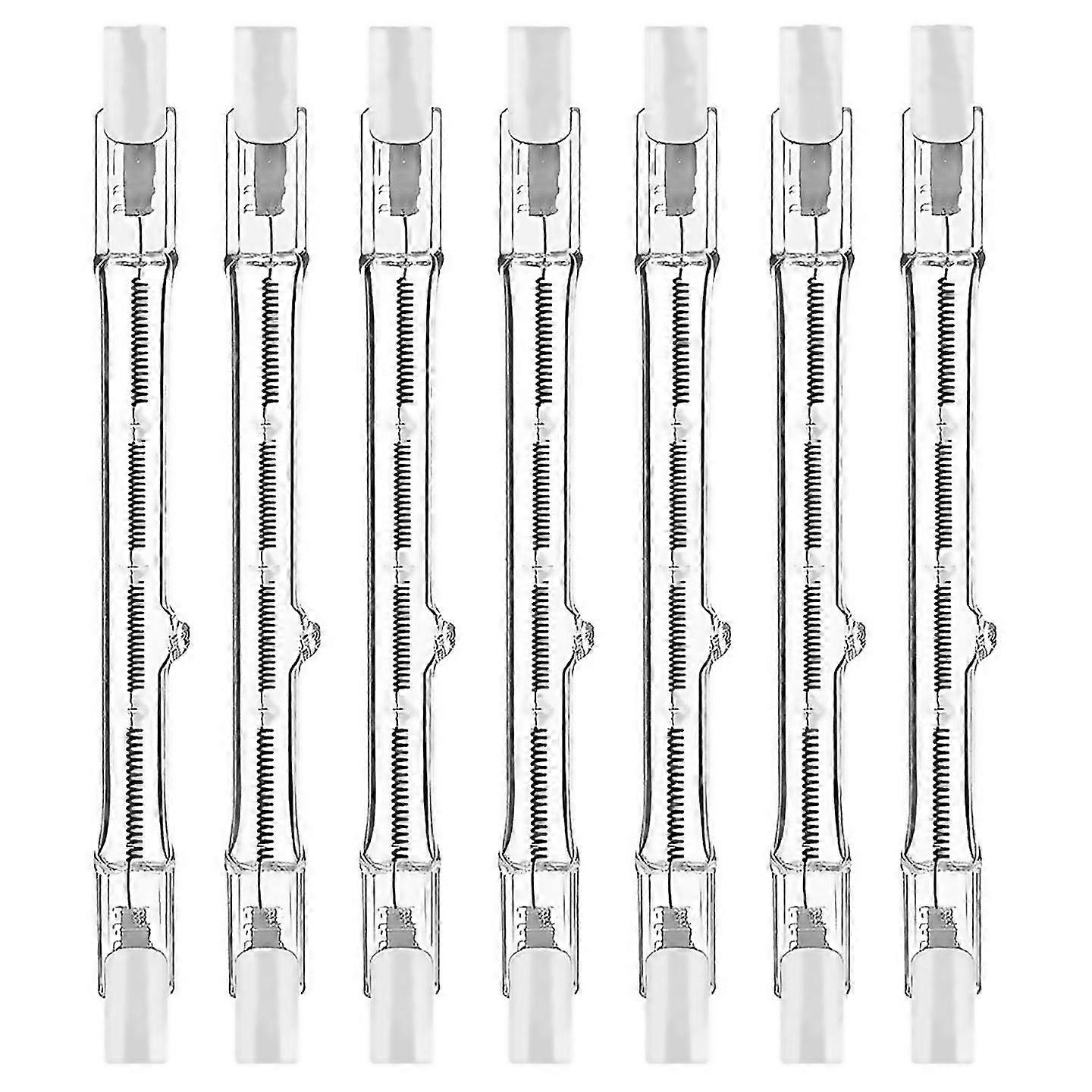 For R7s Halogen Light Bulbs 7 Packs R7s Bulb 118mm Dimmable 230v Halogen Bulbs Tungsten Linear Light
