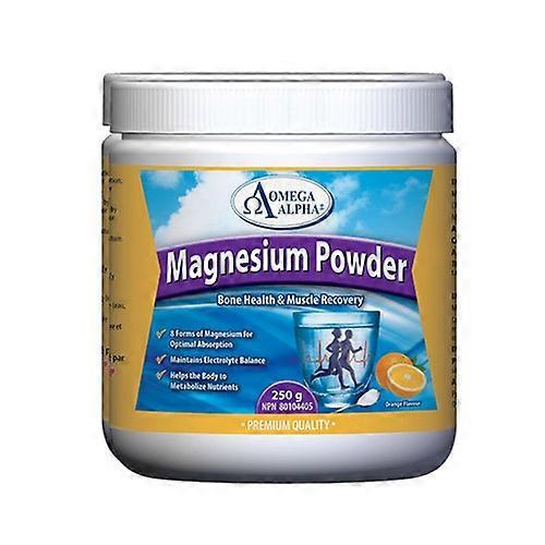 OmegaAlpha Magnesium Powder, 250 Grams
