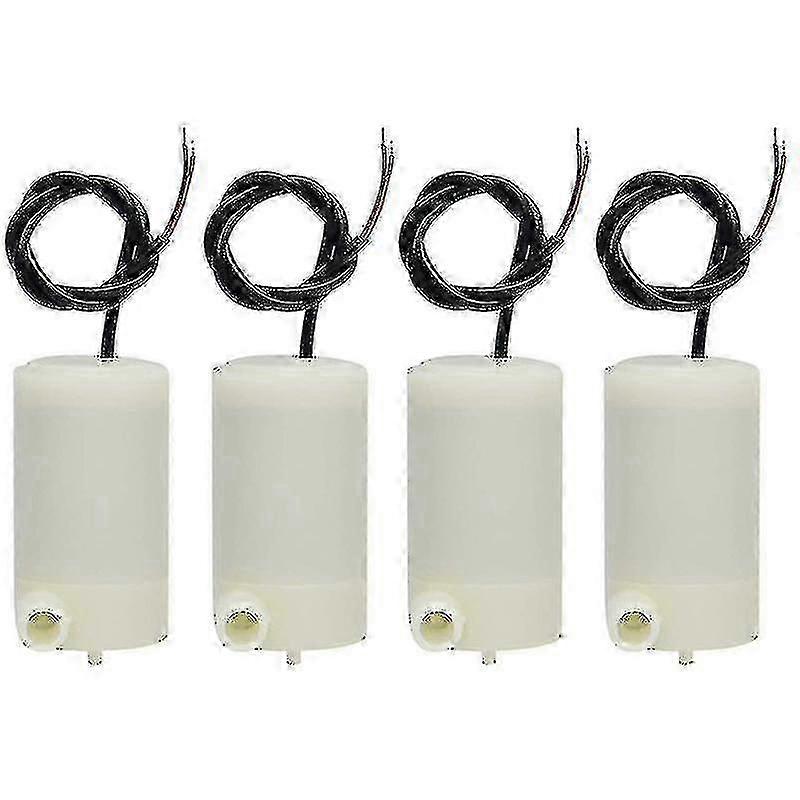 ل 4 قطع DC 3 V 5 V مضخة مياه صغيرة غاطسة - خزانات الأسماك نافورة حوض السمك مجموعة ، اكسسوارات حوض السمك