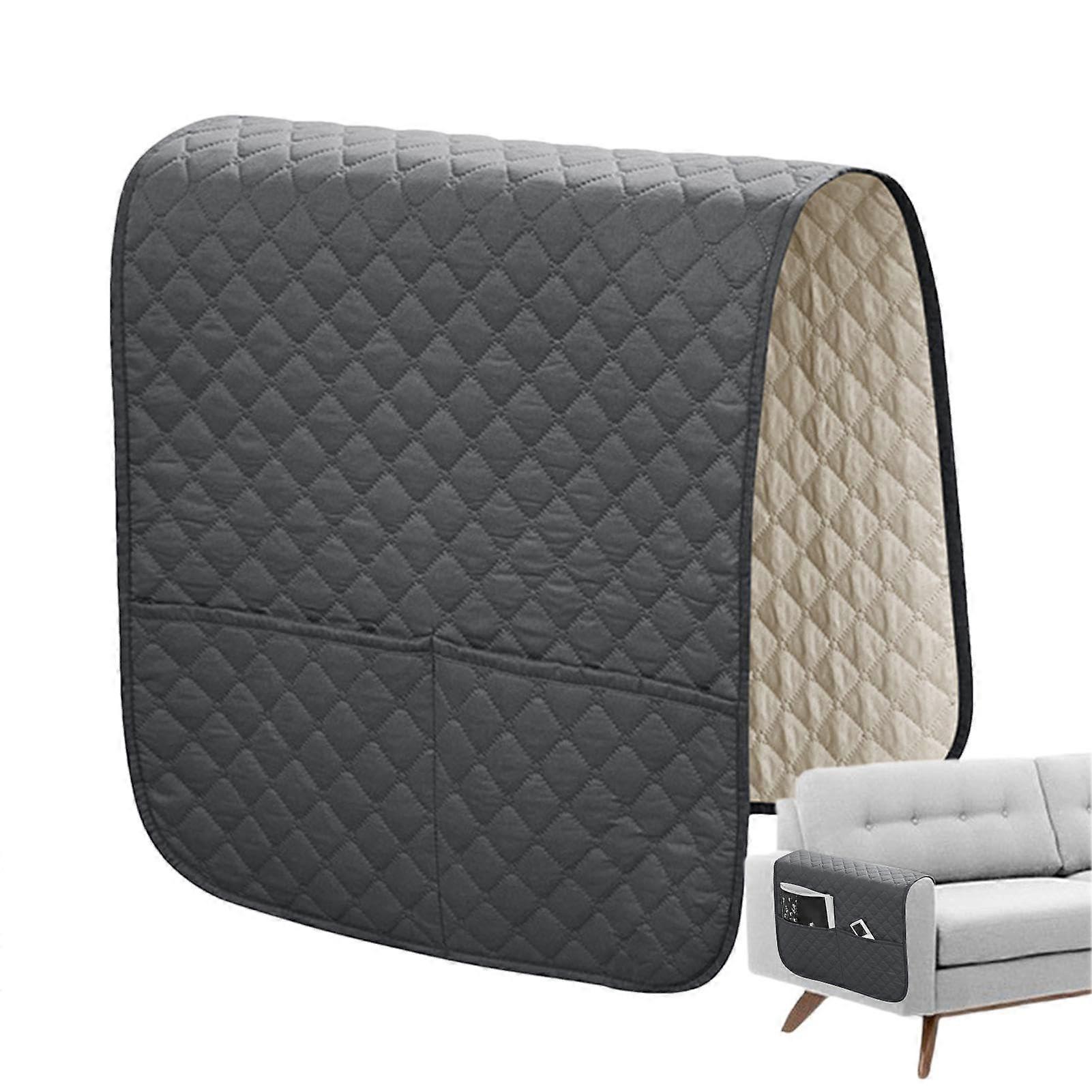 Storage in Side Pockets for Deck Chairs  Sofa Armrest Boxes, Caddy and Armchair Organizer  Sofa Armrest Covers, Waterproof, NonSlip, , Soft