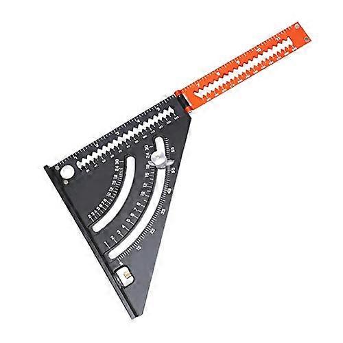 Woodworking Triangle Ruler Marking Gauge with Metric and Inch Scale for Carpentry and DIY