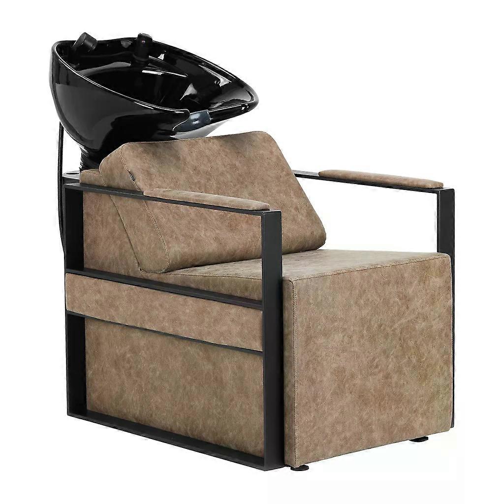 Frisörtvättställ Modena Svart Antik