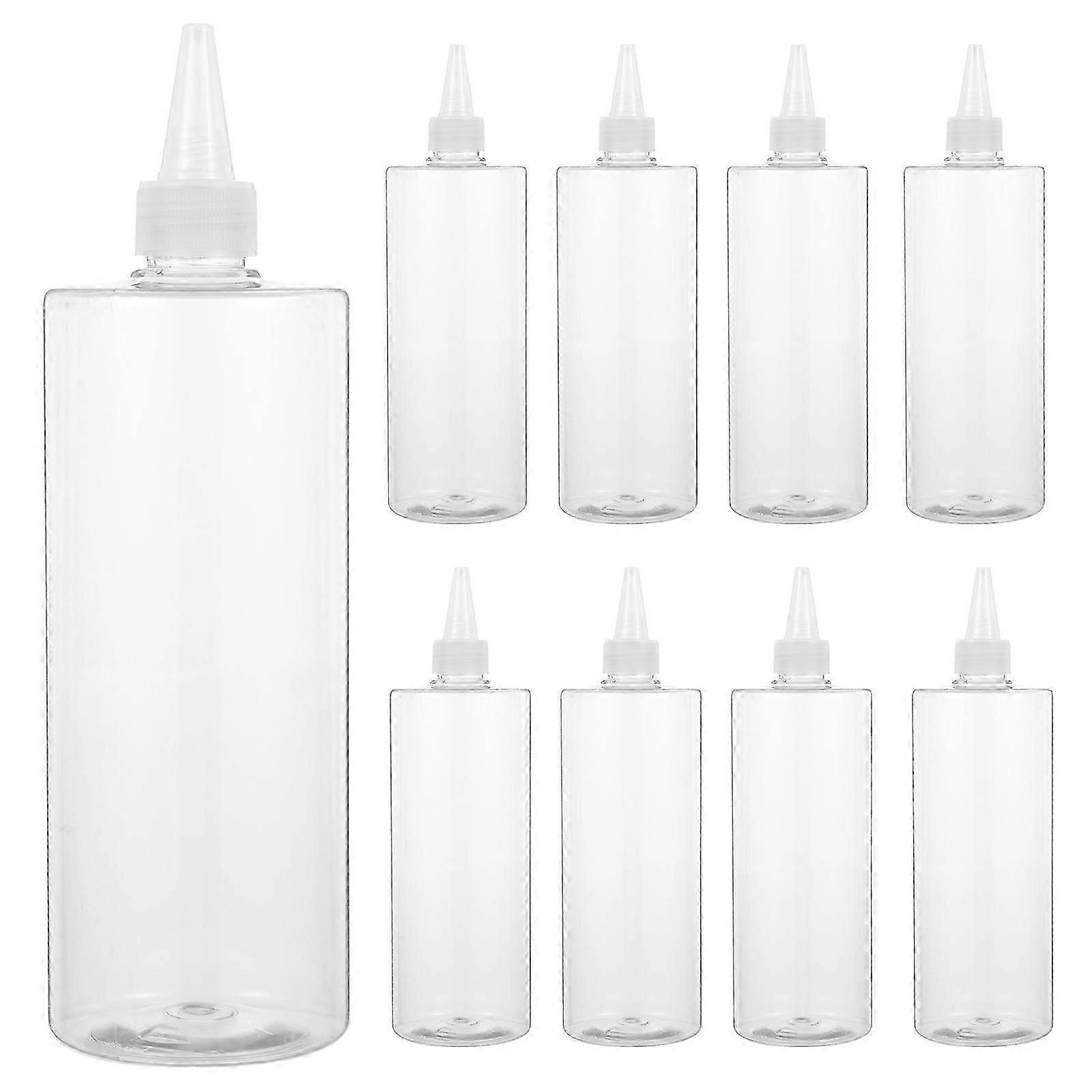 10 ks Squeeze Bottle Liquid Dropper Bottles Lepidlo Aplikátor Láhev Jehla Kapátko Squeeze Dávkovací lahve