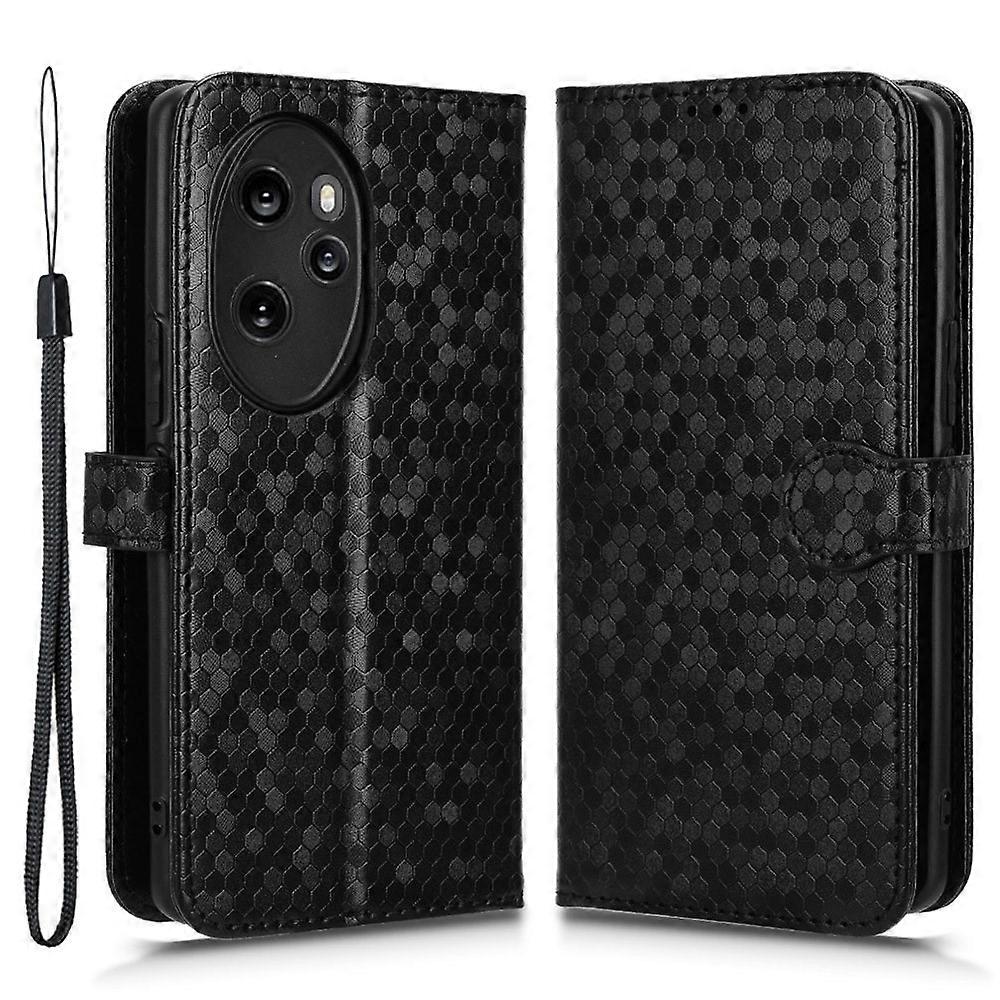 Compatible For Honor 100 Pro 5G Magnetic Case Leather Shockproof Phone Wallet Protector with Strap