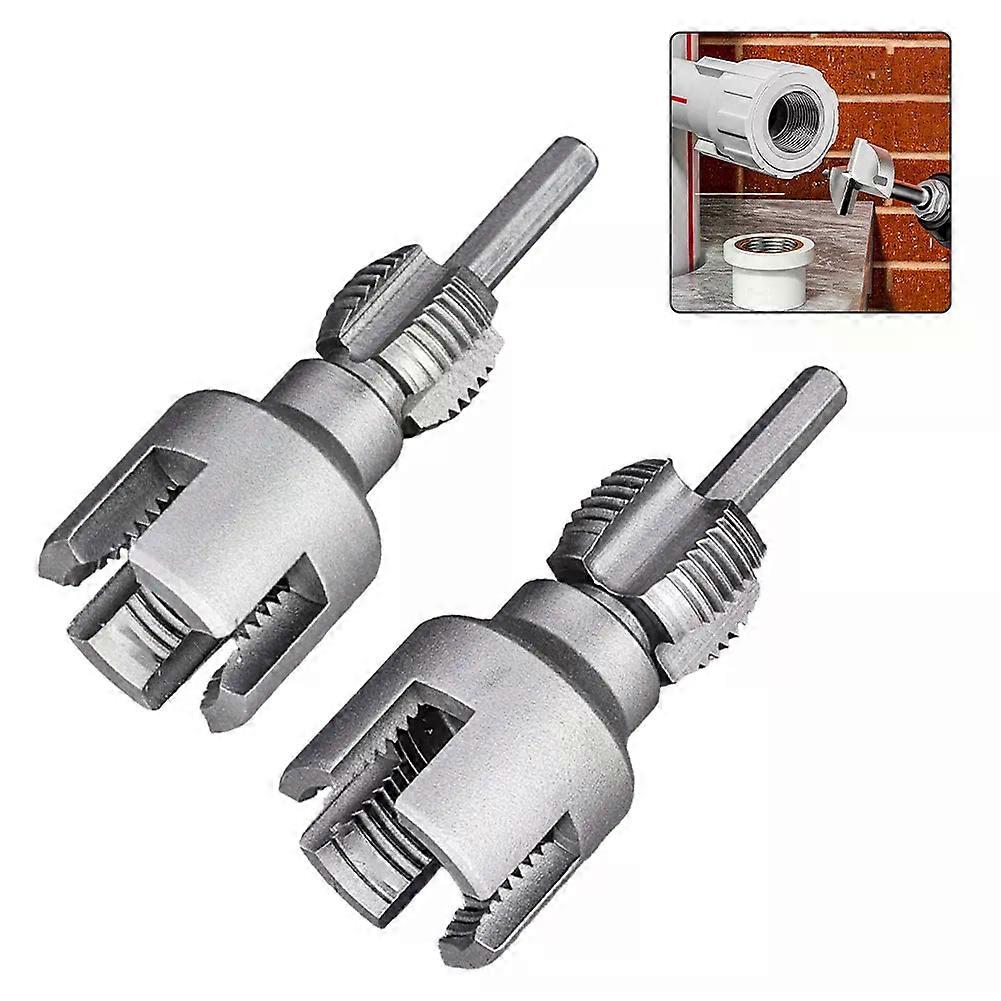 20MM/25MM Tapping Tool Internal Thread External Thread Integrated Die Water Pipe Inner Hole Opener Electric Drill Power Tools