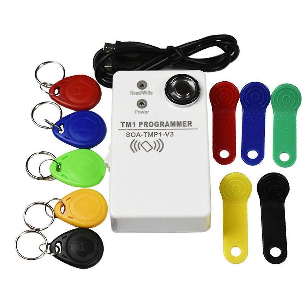 TM1 RFID Copier Duplicator χειρός RW1990 TM1990 TM1990B Ibutton -1990A 125Khz EM4305 T5577 EM4100