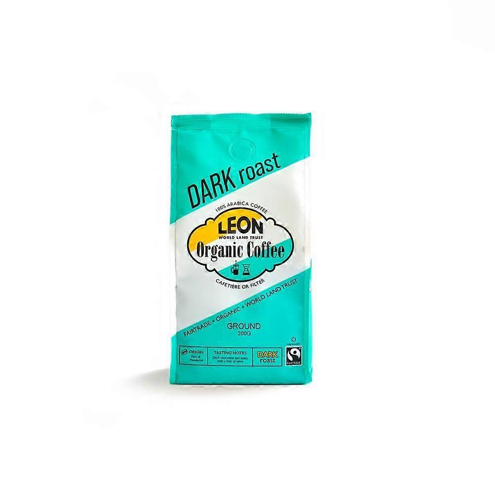 LEON Dark Roast Ground Coffee 200g - 4 Pack
