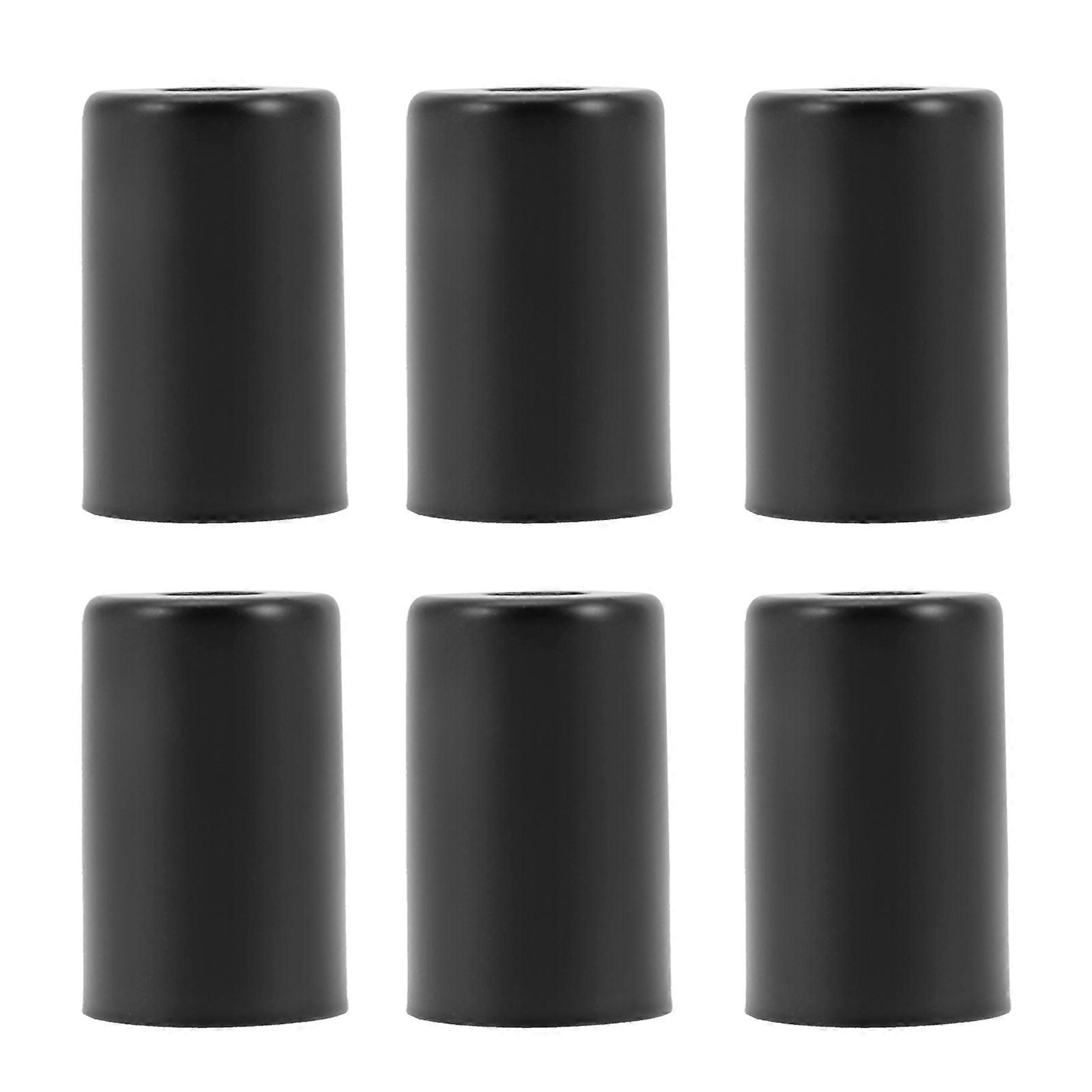 6pcs Vintage DIY Lamp Holders with Rope – Safe, Stable Ceiling Light Accessories for Home Decor, Easy to Install and Practical Design