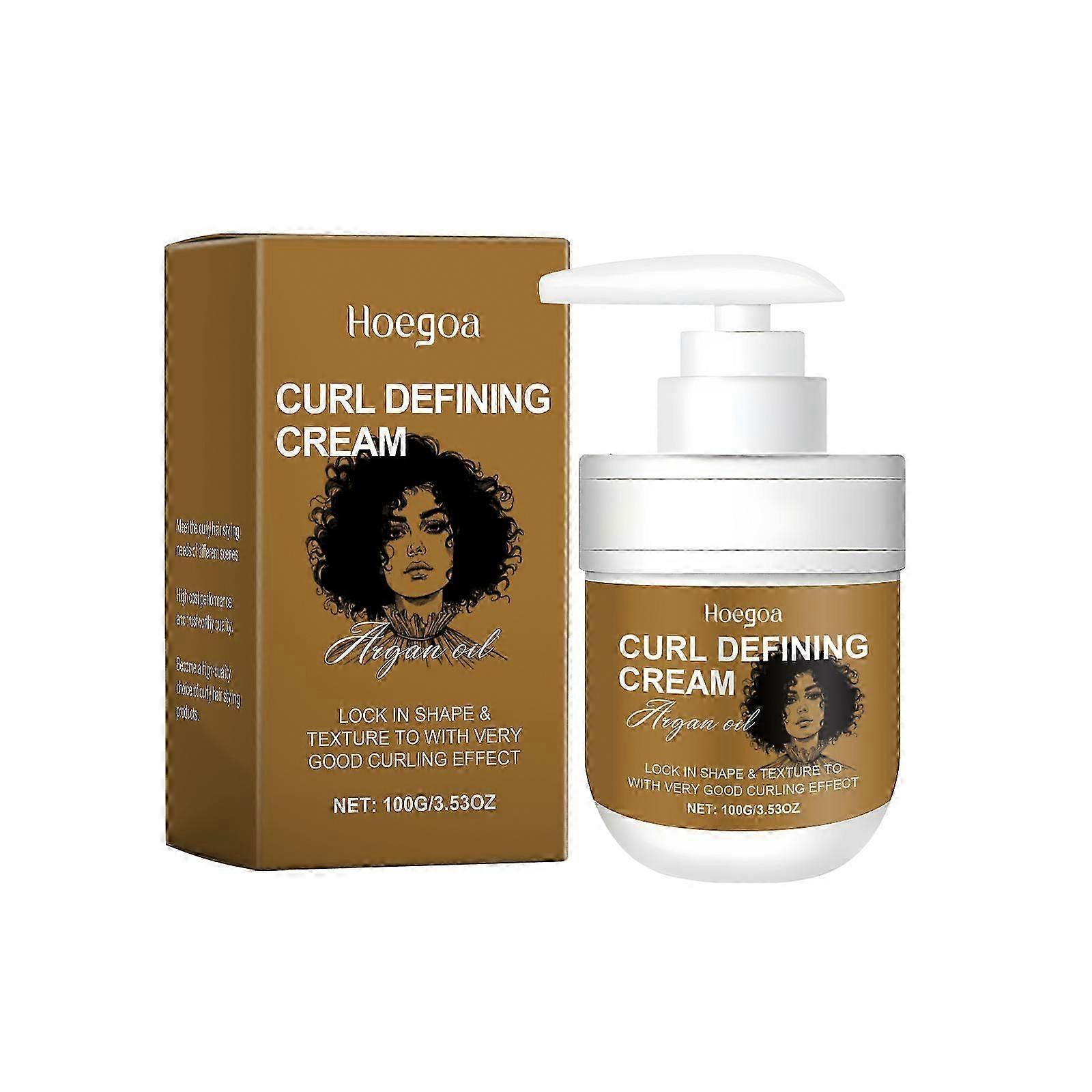 Hoegoa Curl-Defining Cream This refreshing, moisturizing, and nourishing cream adds natural shine and volume to curly hair.