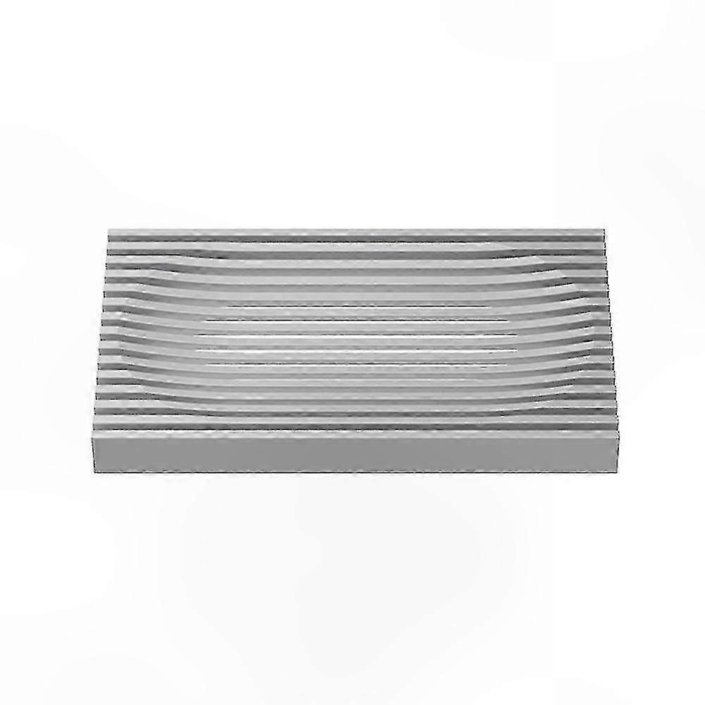 Rectangular Soap Dish with Drainage for Bathroom Shower Sink Handcrafted Holder for Soap Sponges and More 1pc