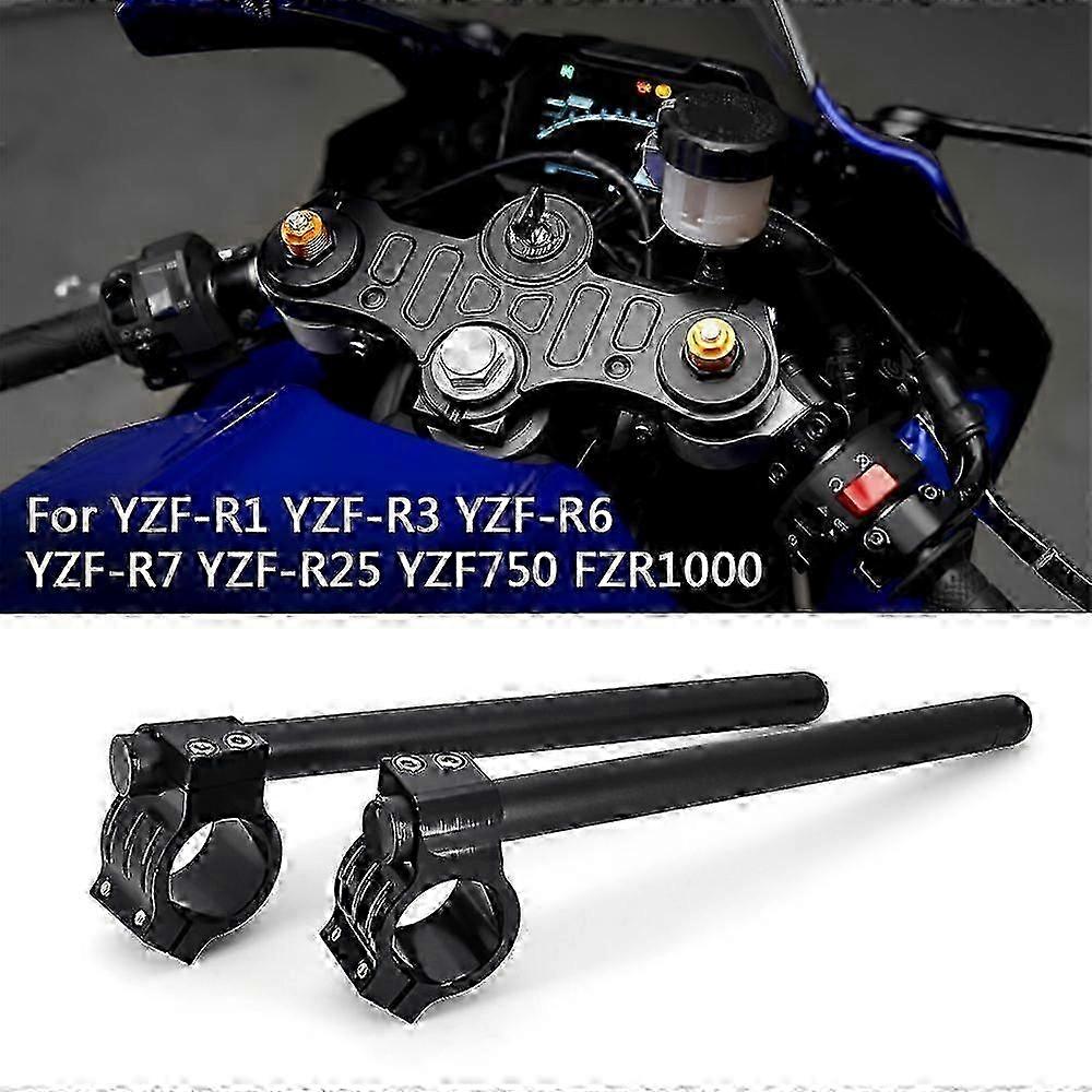 Moto Clip On Ons Fork Riser Manubrio Regolare Per Yamaha Yzf-r1 Yzf-r7 Yzf-r6 Yzf-r3 Yzf-r25 Yzf750 Fzr1000 Yzf R1 R7 R6