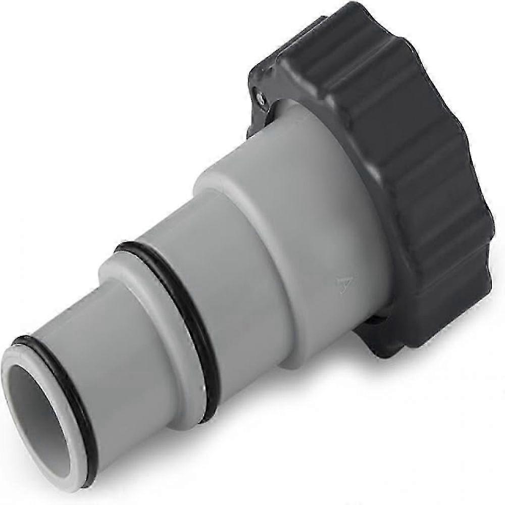 Swimming Pool Pump Hose Adapter 32/38mm Socket with Sealing Ring Plastic Replacement