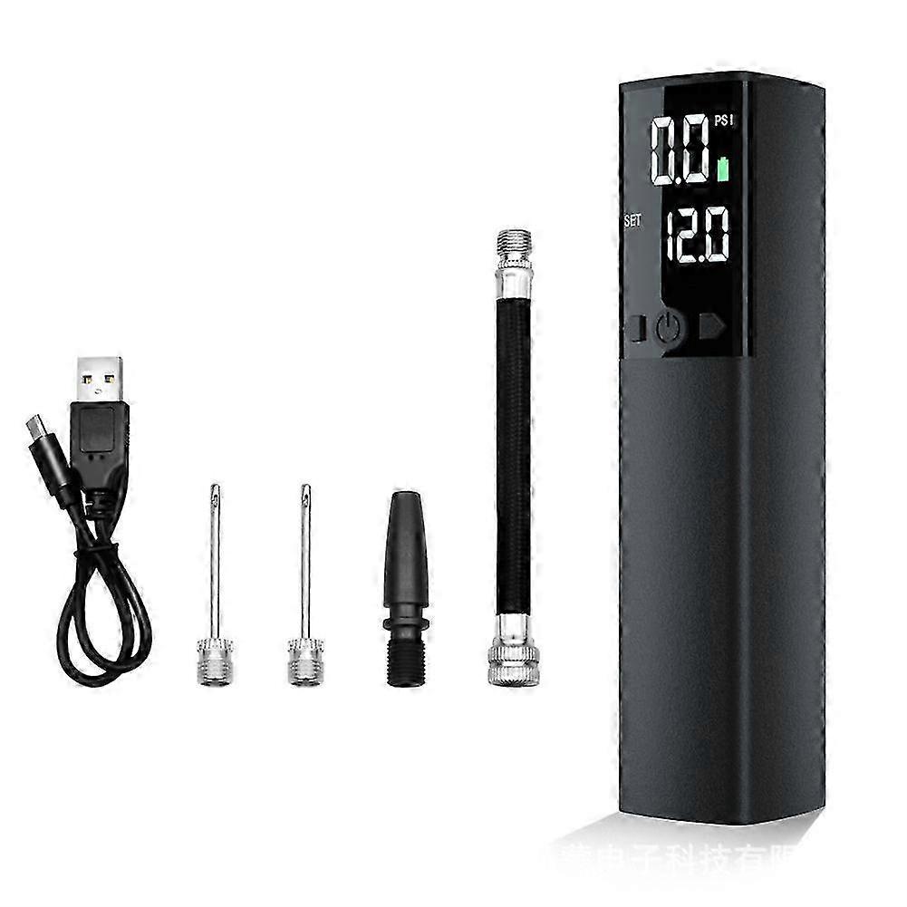 Electric Ball Pump,smart Air Pump Portable Fast Ball Inflation With Accurate Pressure Gauge And Digital Lcd Display For Football