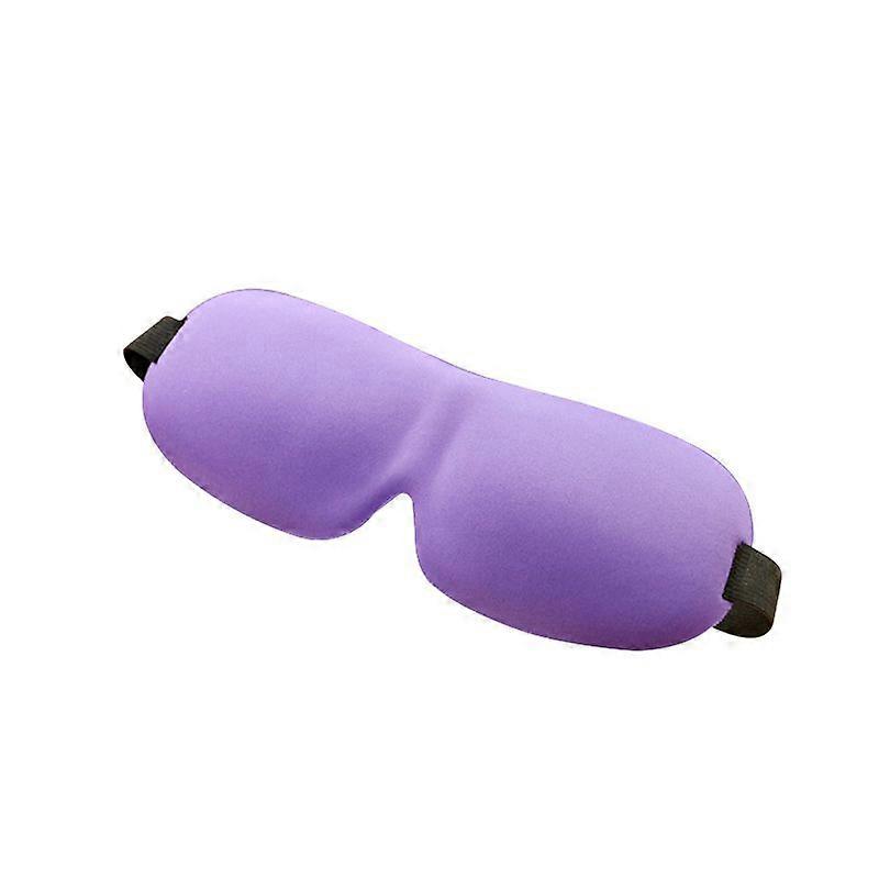 Sleeping Mask Sleep Blindfold 3D Eye Mask for for Nap Travel Light Block Comfortable (Purple)