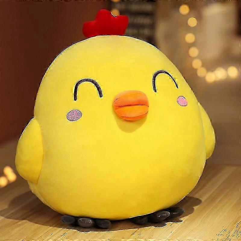 25-65cm Cute Chicken Plush Toys Kawaii Cartoon Little Yellow Chicken Doll Soft Stuffed Chick Animal Pillow Xmas Gifts For Kids