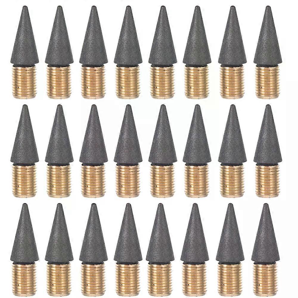 24Pcs Pencil Replacement Nibs, Inkless Graphite Tip, Everlasting Lead for Writing