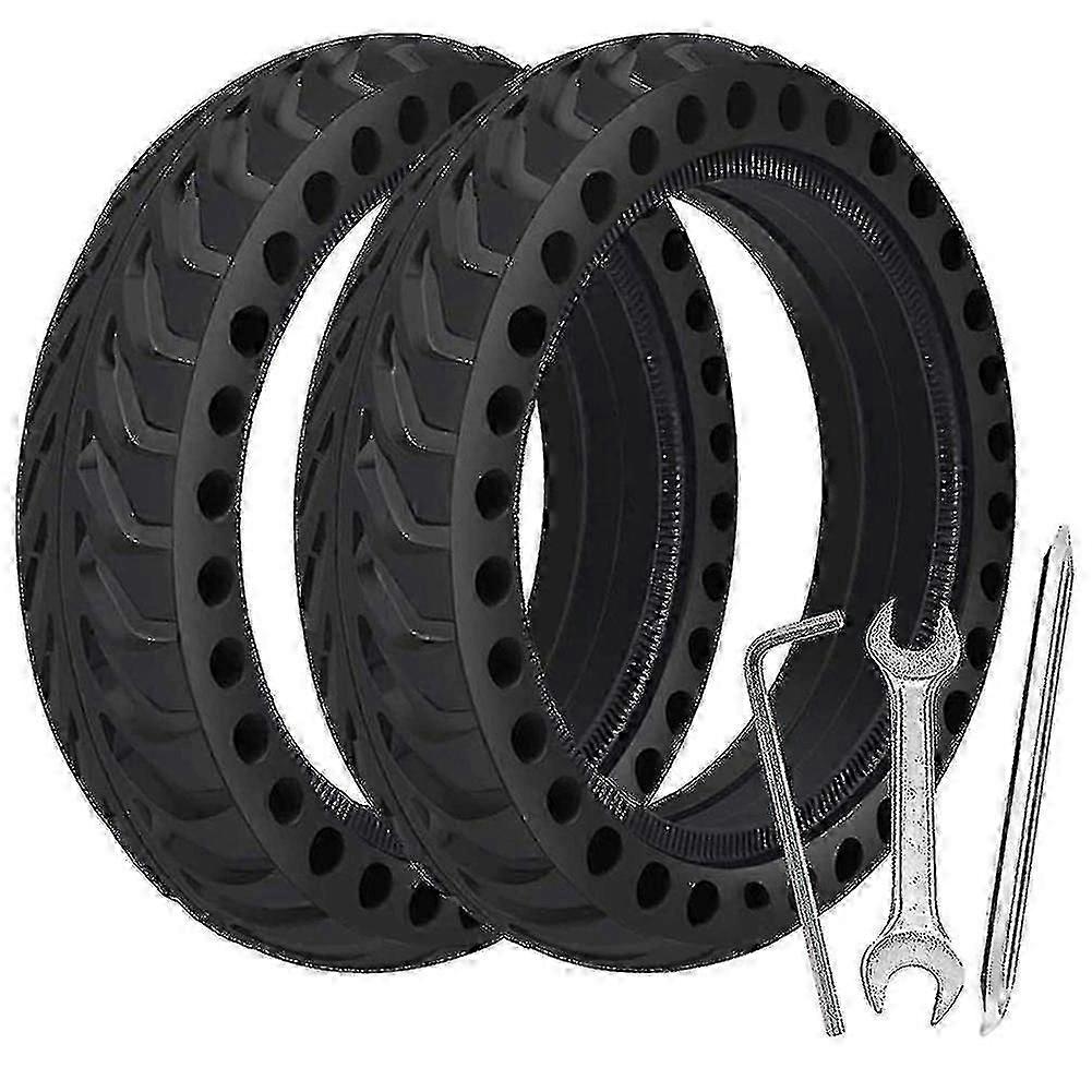 Solid Replacement Tire Compatible with Xiaomi M365 Electric Scooter for Durability