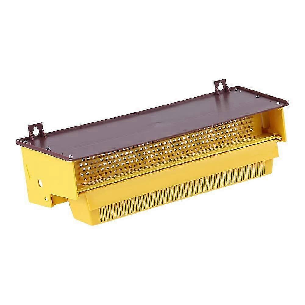 Beekeeping Yellow Plastic Pollen Trap with Vented Tray
