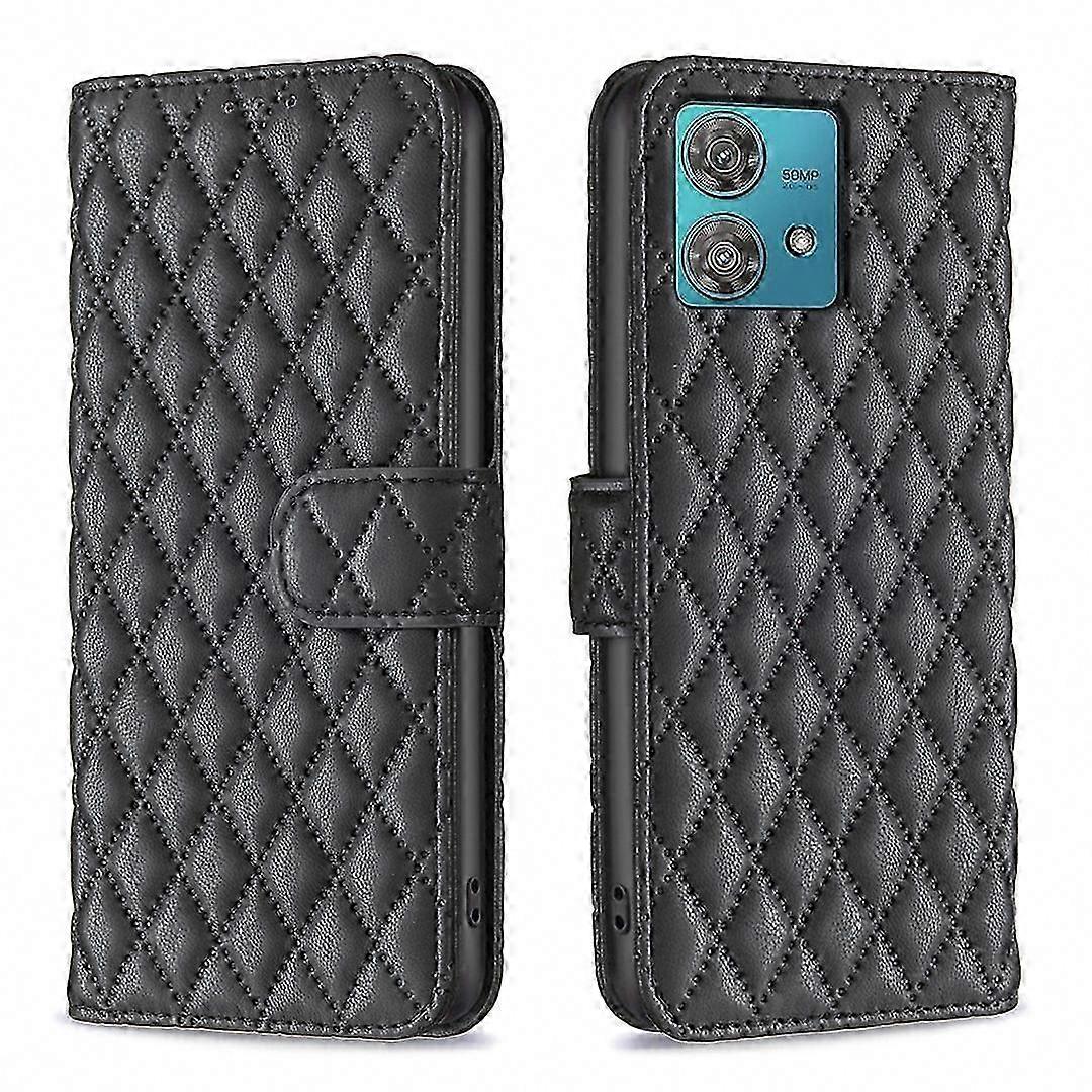 Diamond Lattice Wallet Flip Leather Phone Case for iPhone &