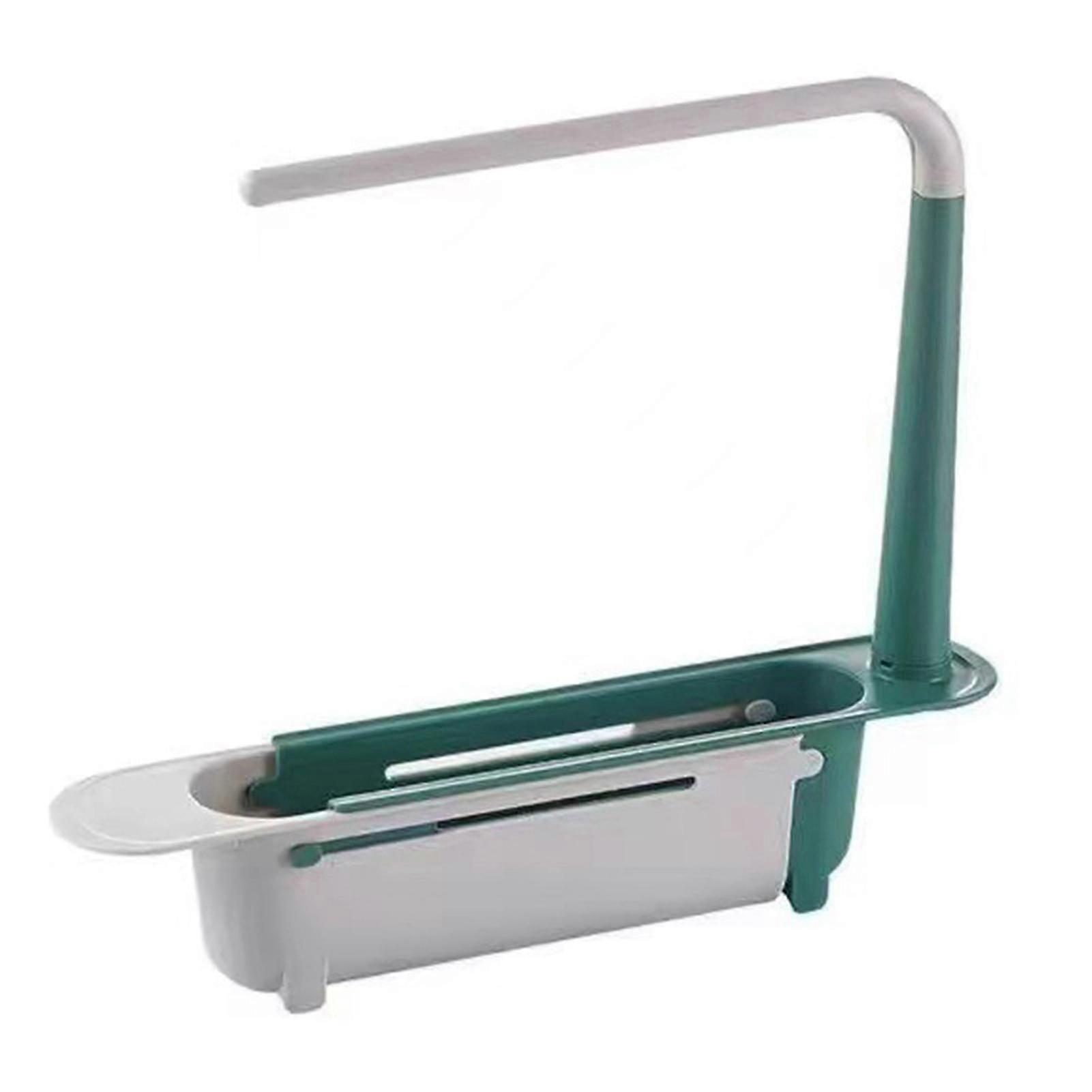 Telescopic Drain Basket Multifunctional Space Saving Expandable Storage Drain Basket