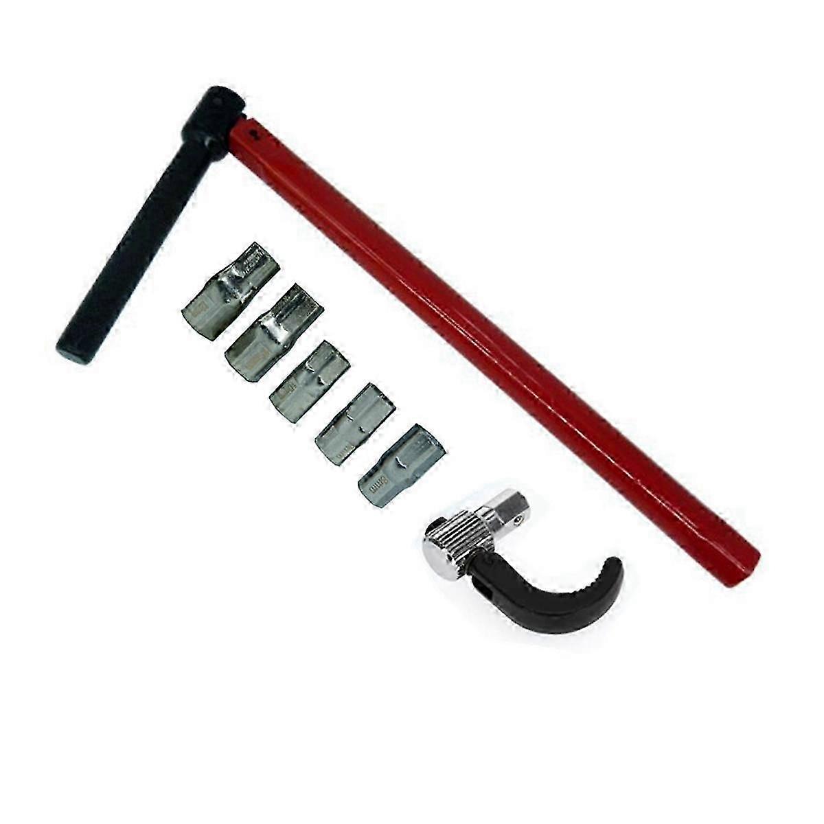 7-Piece Socket Wrench Set 8-13mm Plumber's Hand Tool for Bathroom Maintenance and Installation