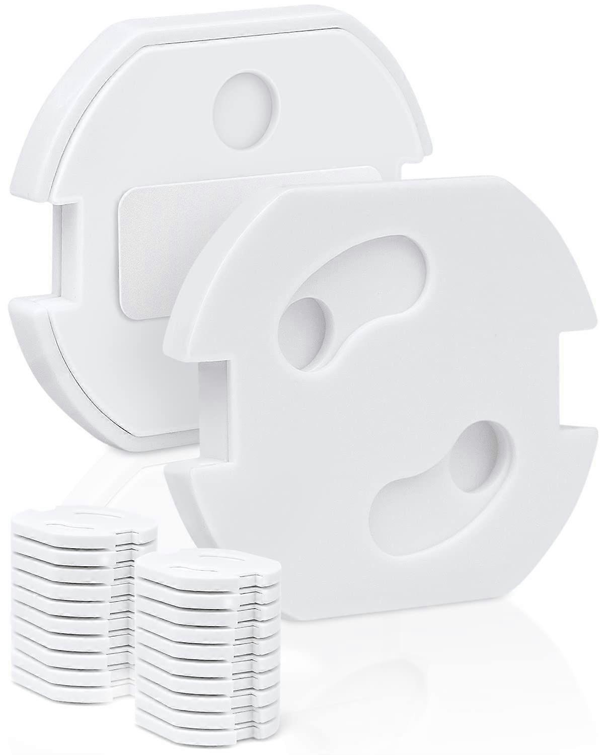 20x Child safety sockets, screwable for sockets, socket protection, child safety