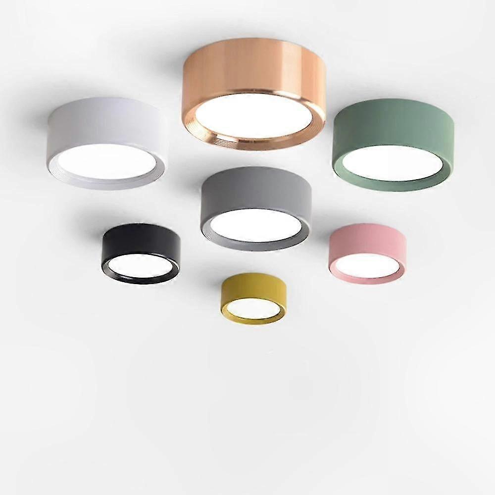 Colorful Modern Ceiling Lamp, Surface Mounted LED Downlight Fixture