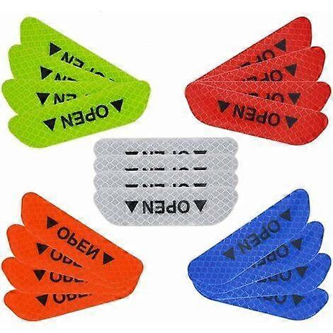 Advanced Open Door Reflective Stickers Anti-Collision Warning, Universal Car