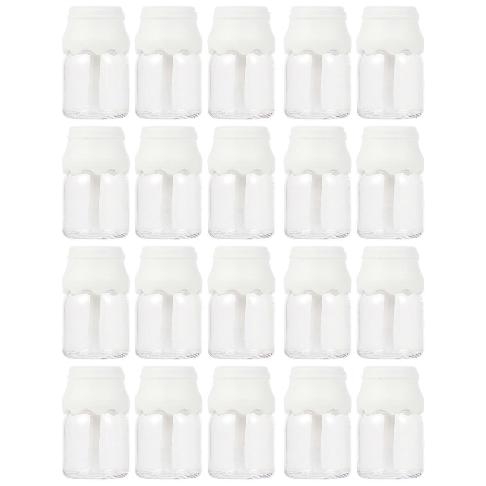 20pcs Mini Lip Gloss Tubes Cute Bottle Containers Lip Balm Holder