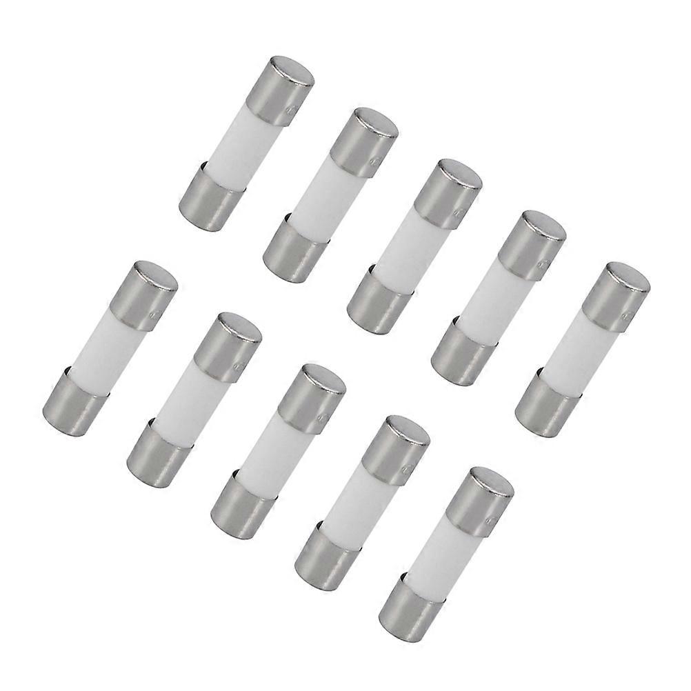 6.3a Fuse Ceramic Type Slow-Blow 250V Rating 50Pcs for Safety